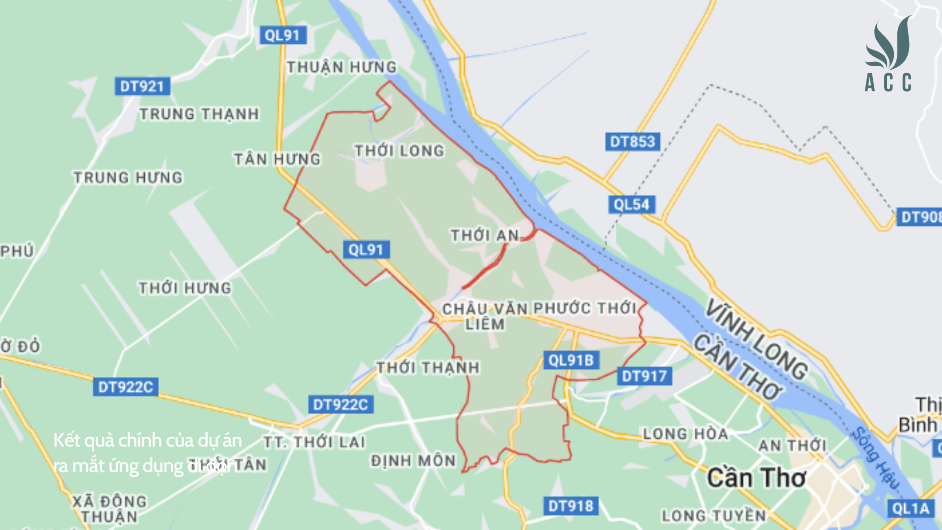 Bản đồ quận Ô Môn