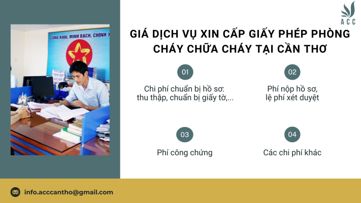 Giá dịch vụ xin cấp giấy phép phòng cháy chữa cháy tại Cần Thơ