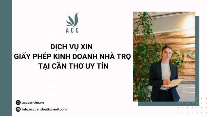 Dịch vụ xin giấy phép kinh doanh nhà trọ tại Cần Thơ uy tín