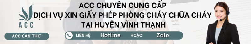 Dịch vụ xin giấy phép phòng cháy chữa cháy tại Huyện Vĩnh Thạnh