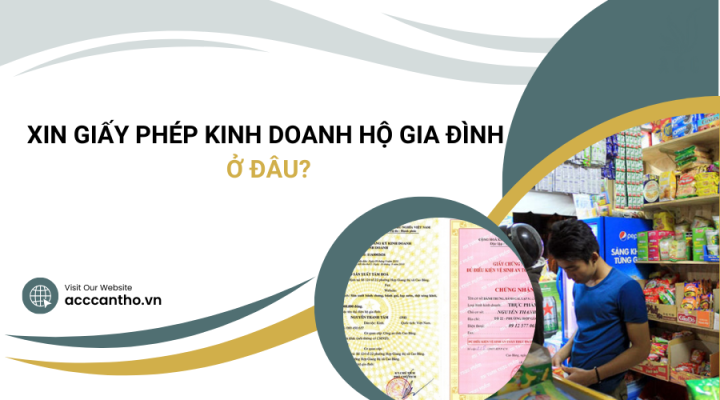 Xin giấy phép kinh doanh hộ gia đình ở đâu