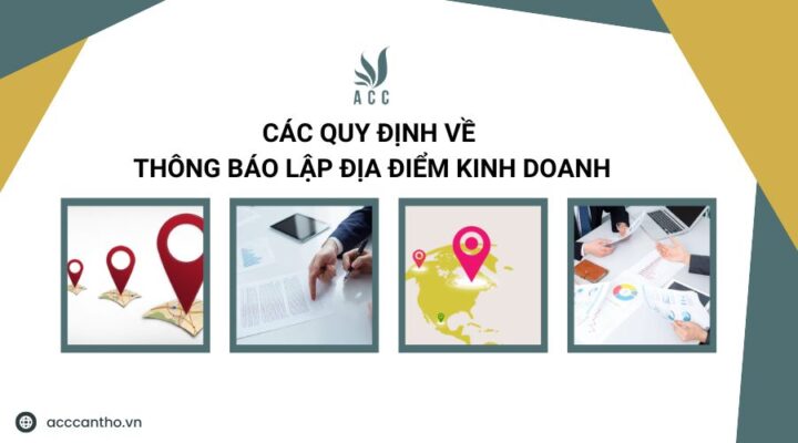 Các quy định về thông báo lập địa điểm kinh doanh