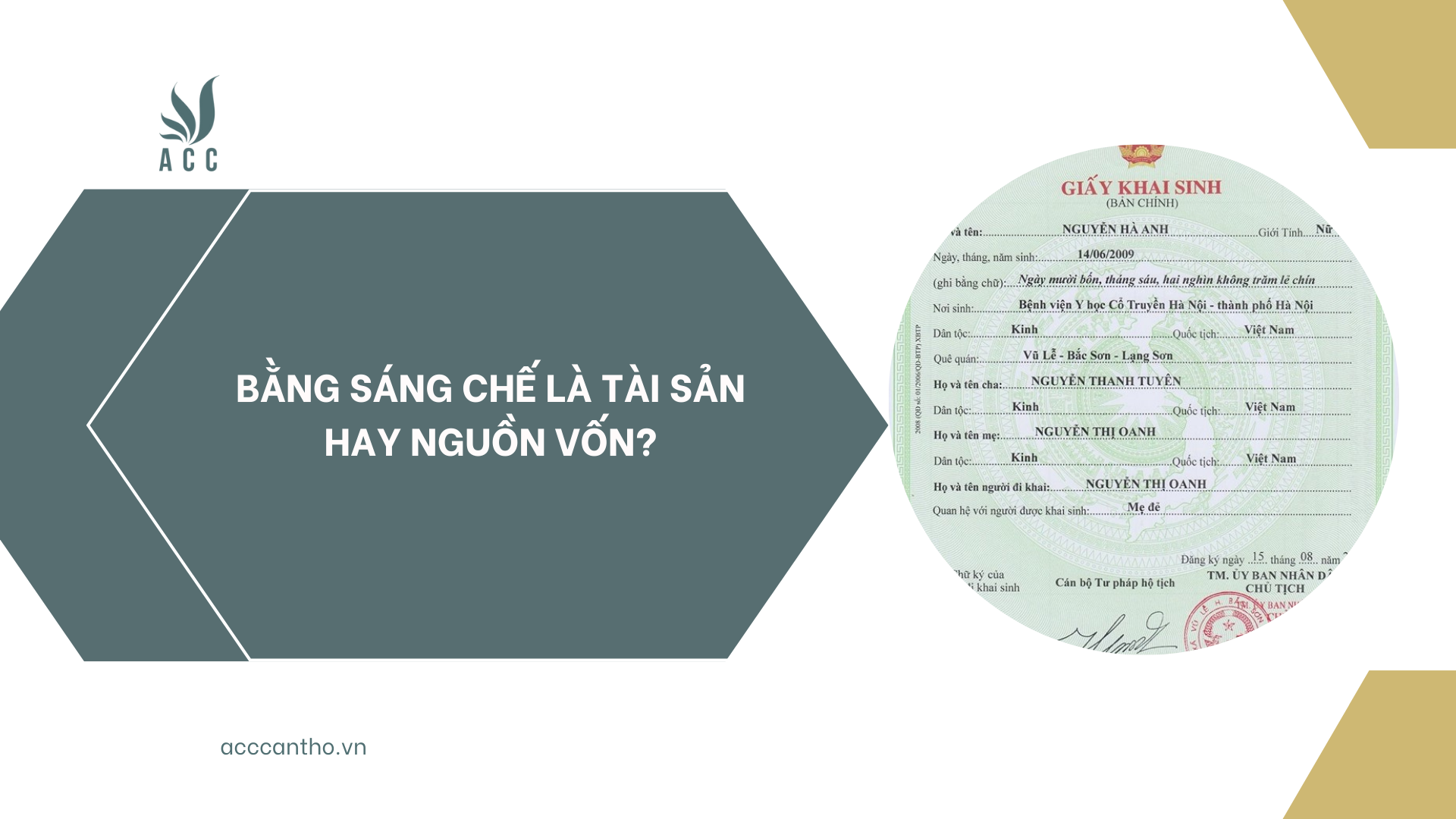 bằng sáng chế là tài sản hay nguồn vốn