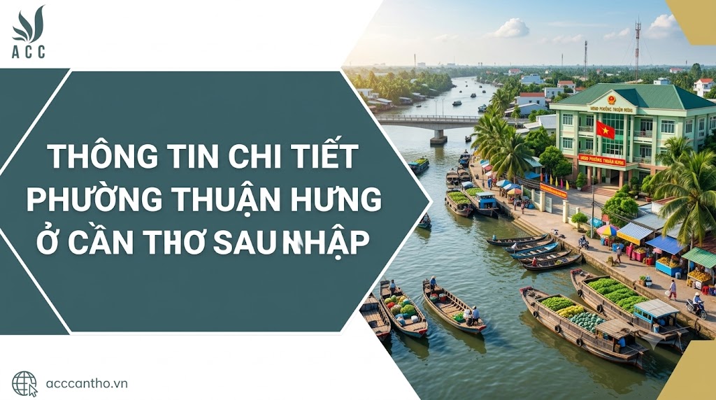 Thông tin chi tiết phường Thuận Hưng ở Cần Thơ sau sáp nhập
