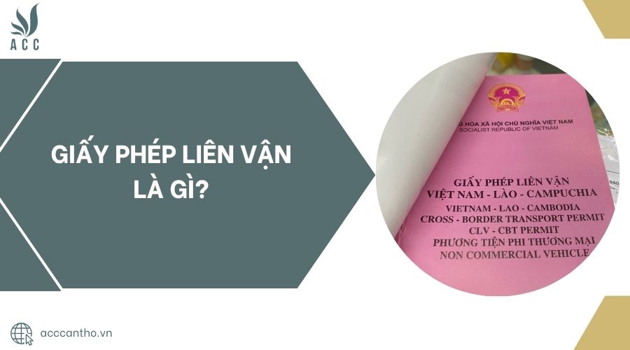 Giấy phép liên vận là gì?