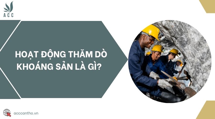 Hoạt động thăm dò khoáng sản là gì?