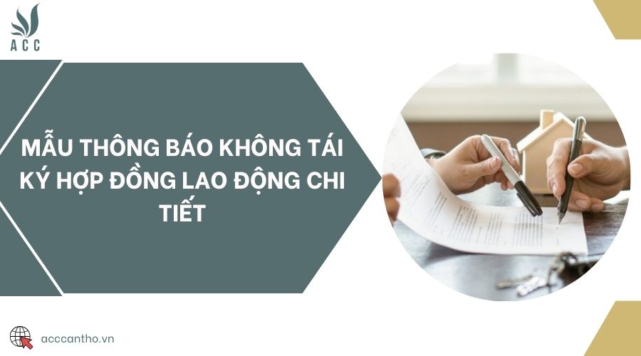 Mẫu thông báo không tái ký hợp đồng lao động chi tiết