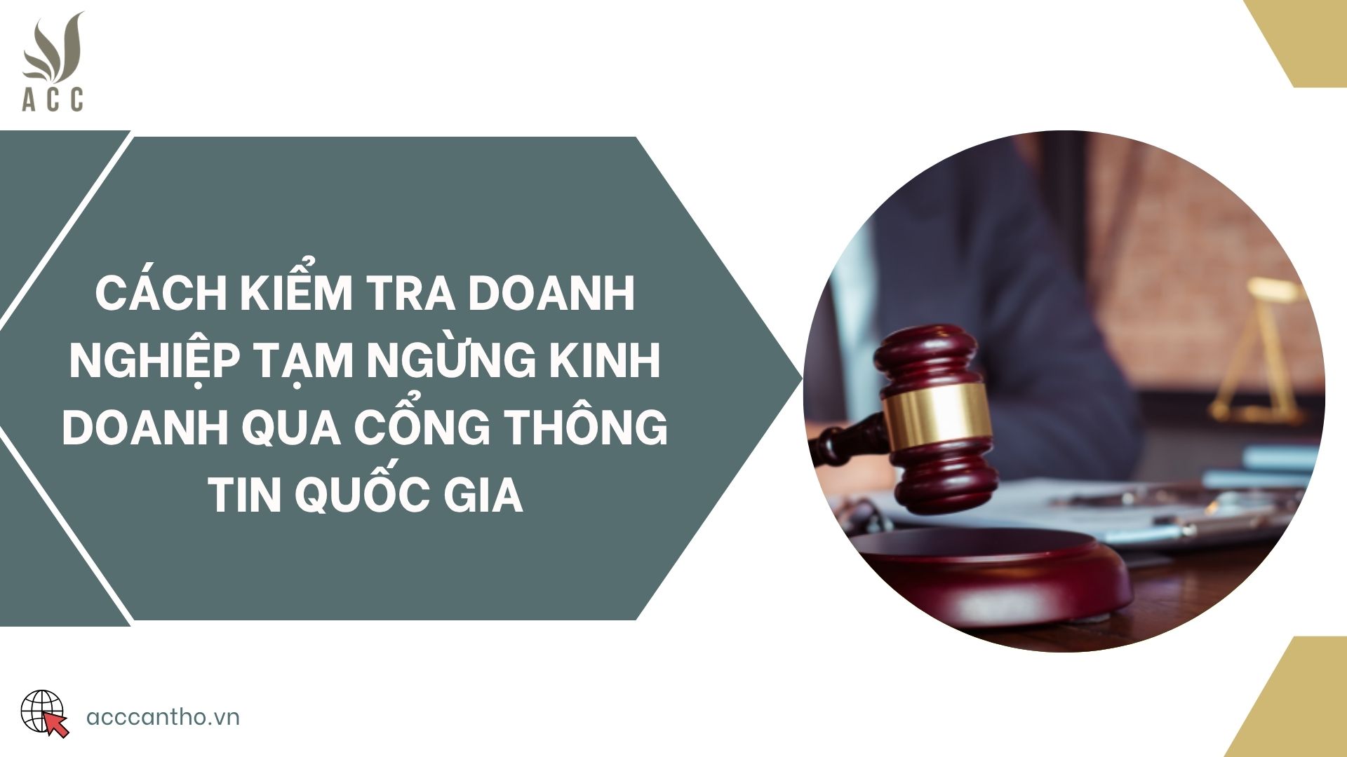 Cách kiểm tra doanh nghiệp tạm ngừng kinh doanh qua Cổng thông tin quốc gia