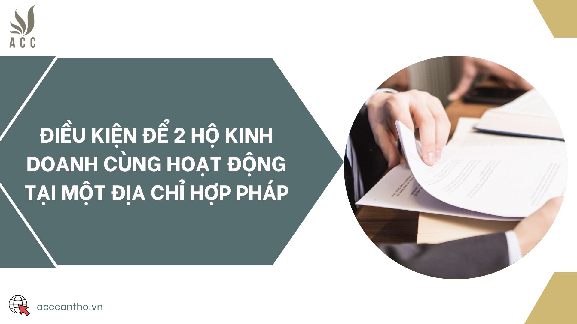 Điều kiện để 2 hộ kinh doanh cùng hoạt động tại một địa chỉ hợp pháp