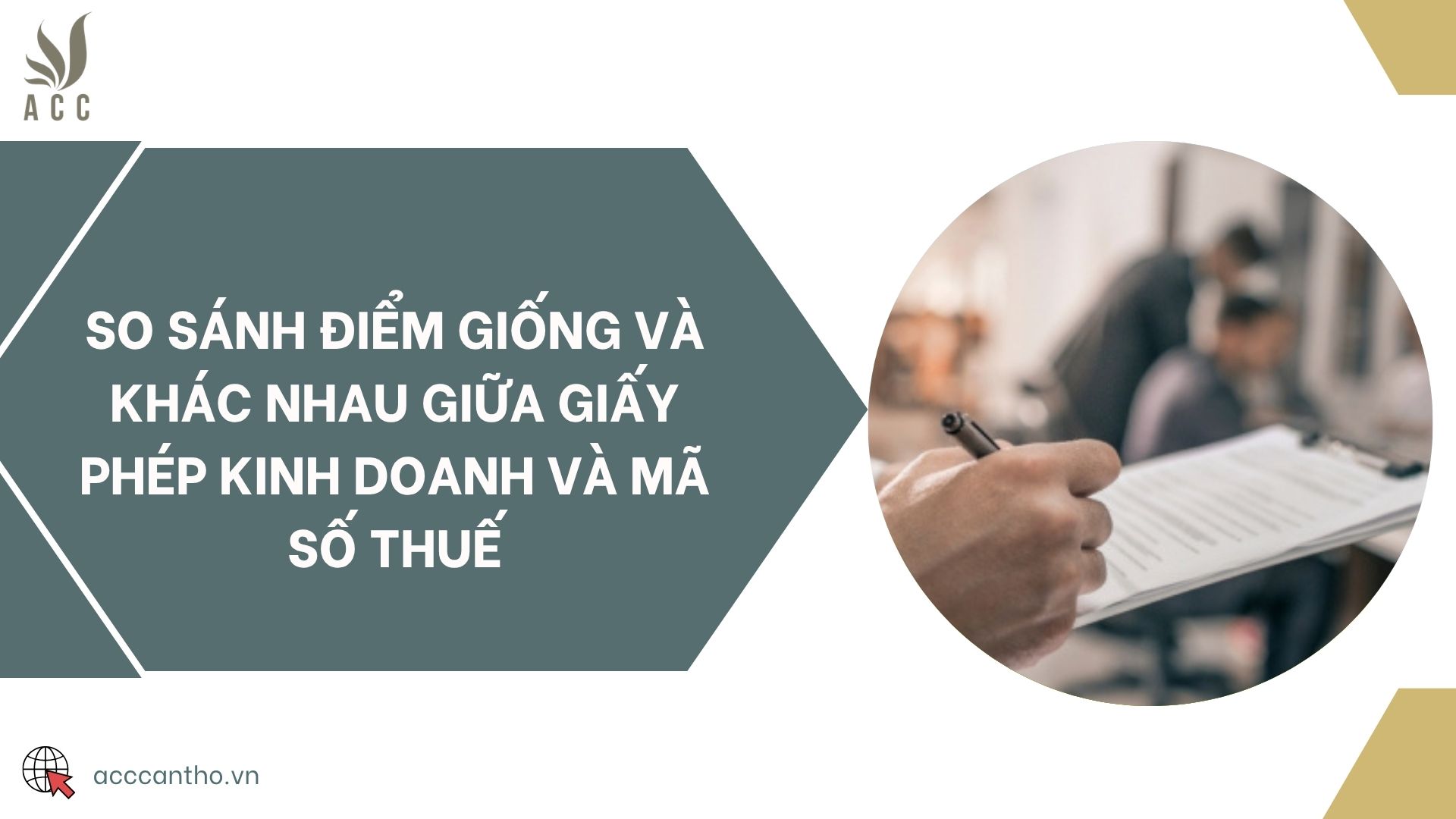 So sánh điểm giống và khác nhau giữa Giấy phép kinh doanh và Mã số thuế