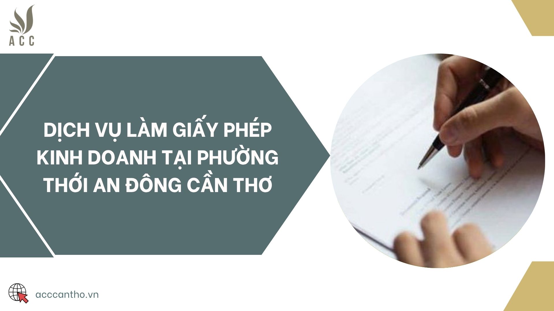 Dịch vụ làm giấy phép kinh doanh tại phường Thới An Đông Cần Thơ