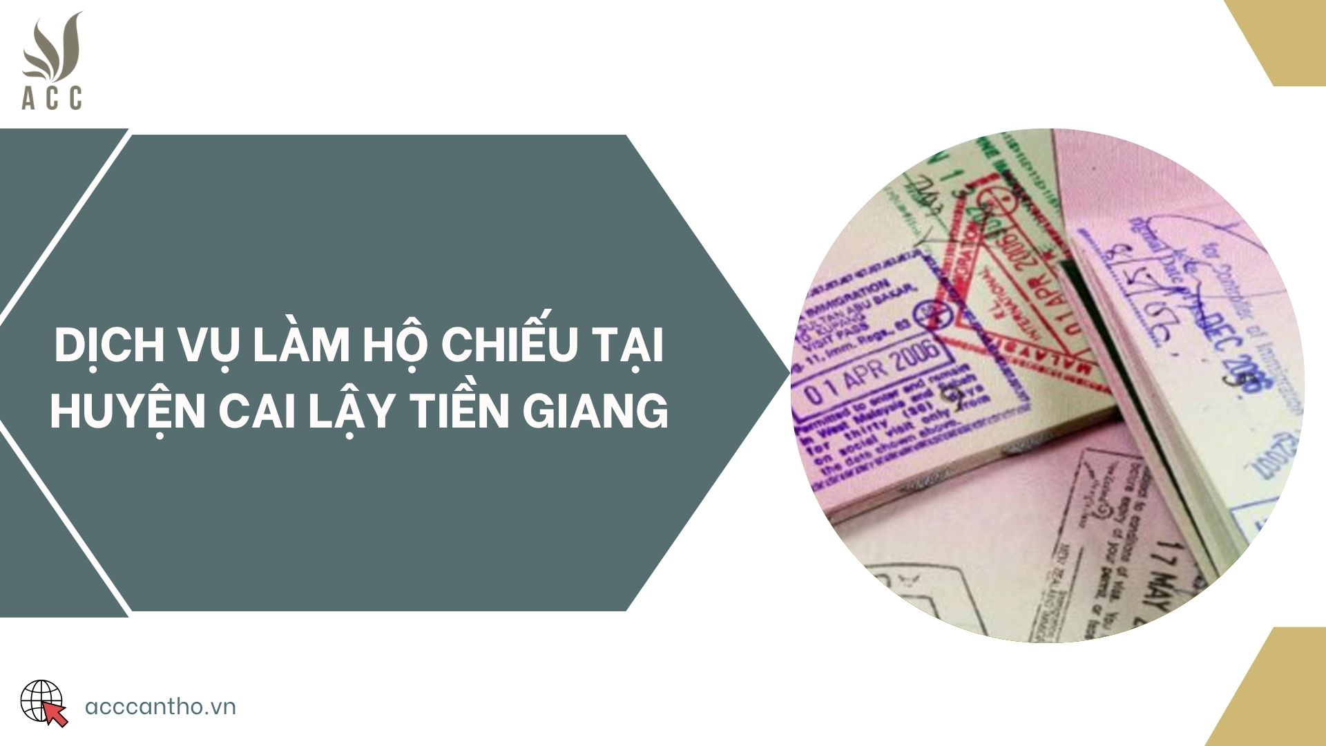 Dịch vụ làm hộ chiếu tại huyện Cai Lậy Tiền Giang