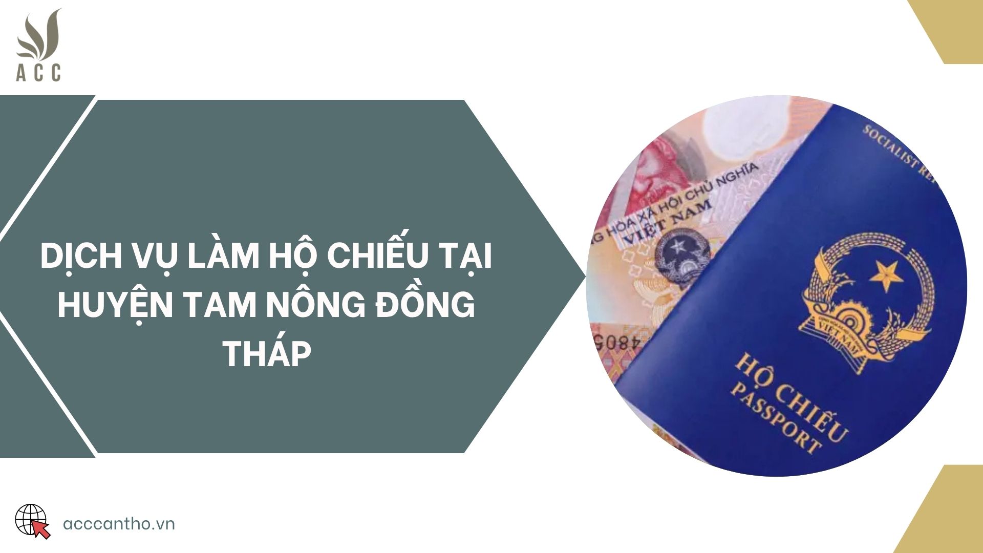 Dịch vụ làm hộ chiếu tại huyện Tam Nông Đồng Tháp