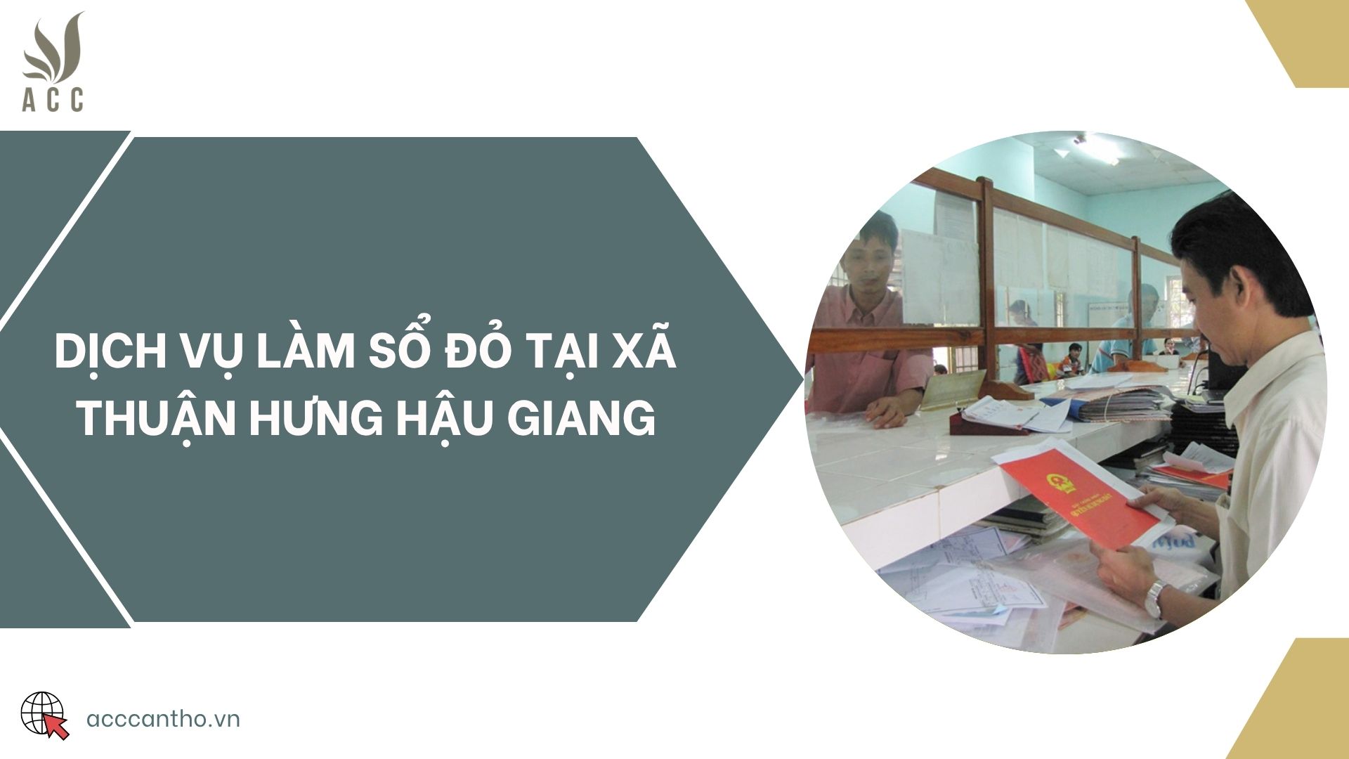 Dịch vụ làm sổ đỏ tại xã Thuận Hưng Hậu Giang