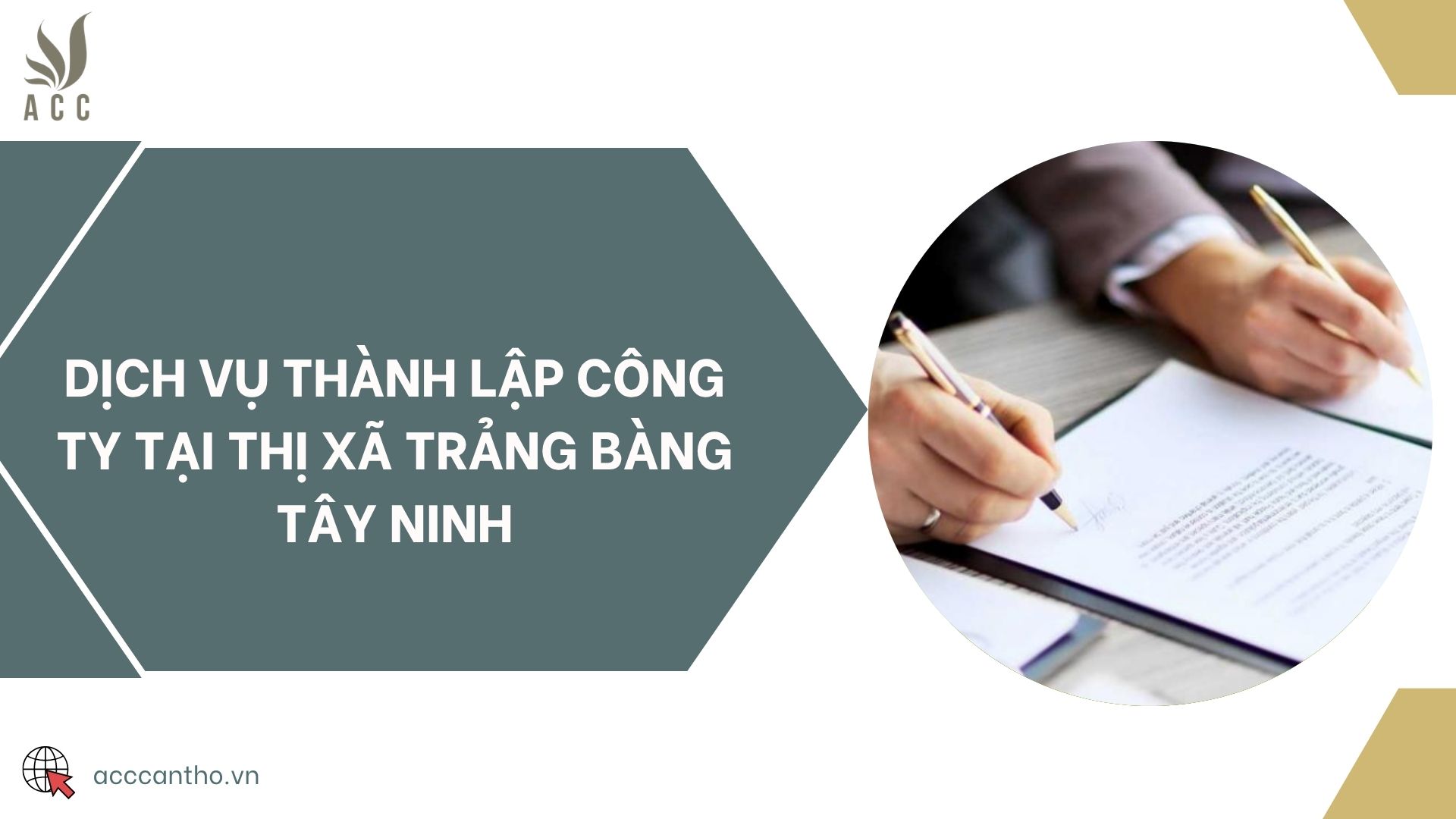 Dịch vụ thành lập công ty tại thị xã Trảng Bàng Tây Ninh