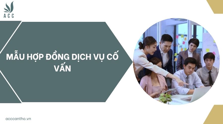 Mẫu hợp đồng dịch vụ cố vấn