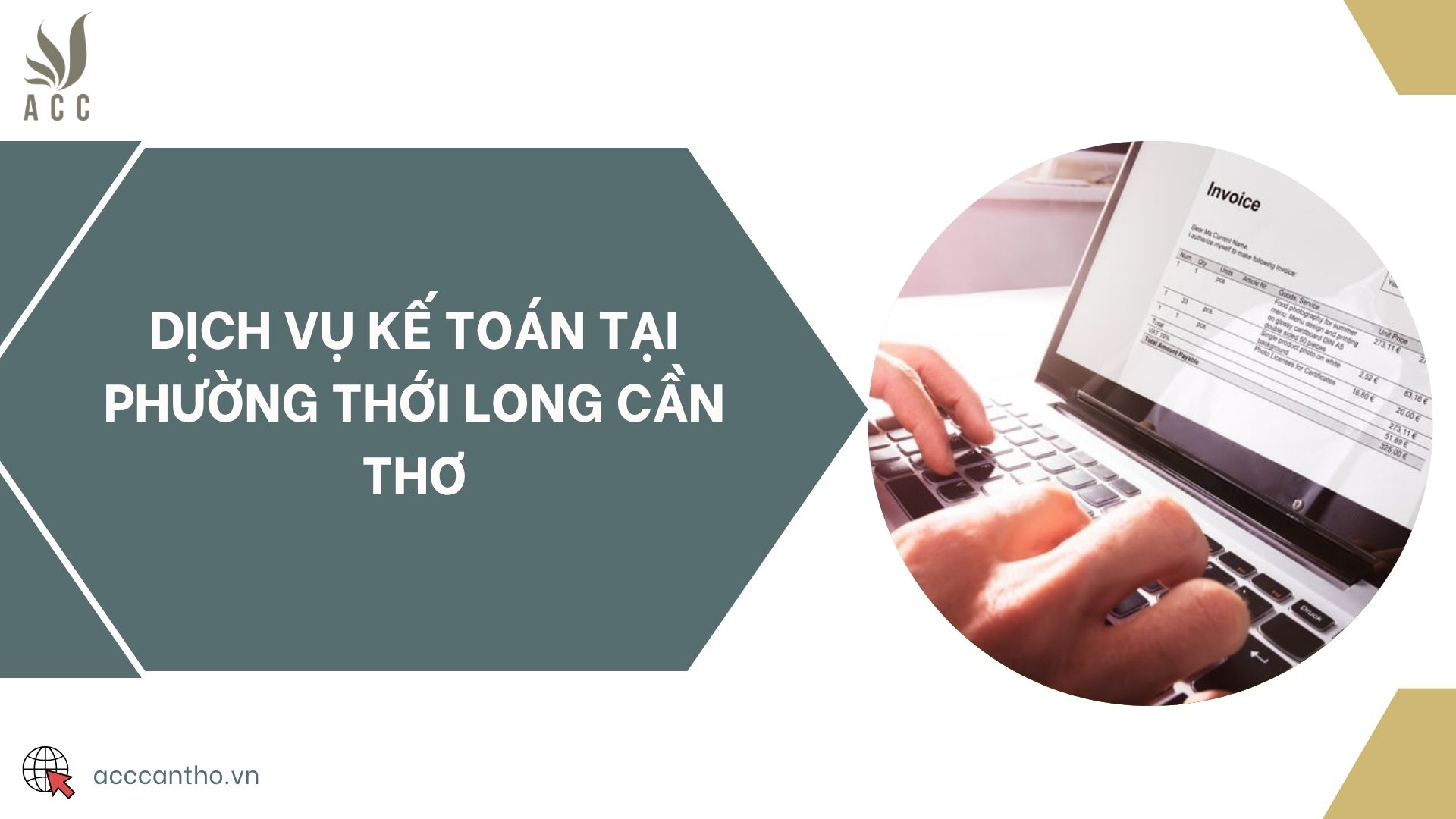 Dịch vụ kế toán tại phường Thới Long Cần Thơ