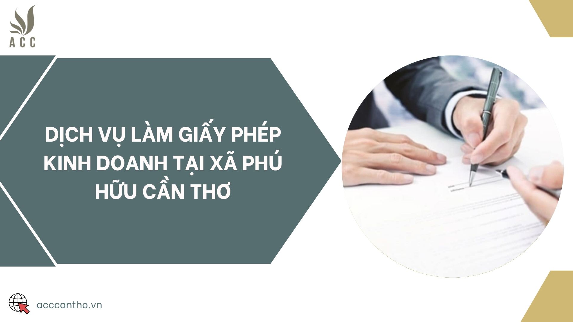 Dịch vụ làm giấy phép kinh doanh tại xã Phú Hữu Cần Thơ