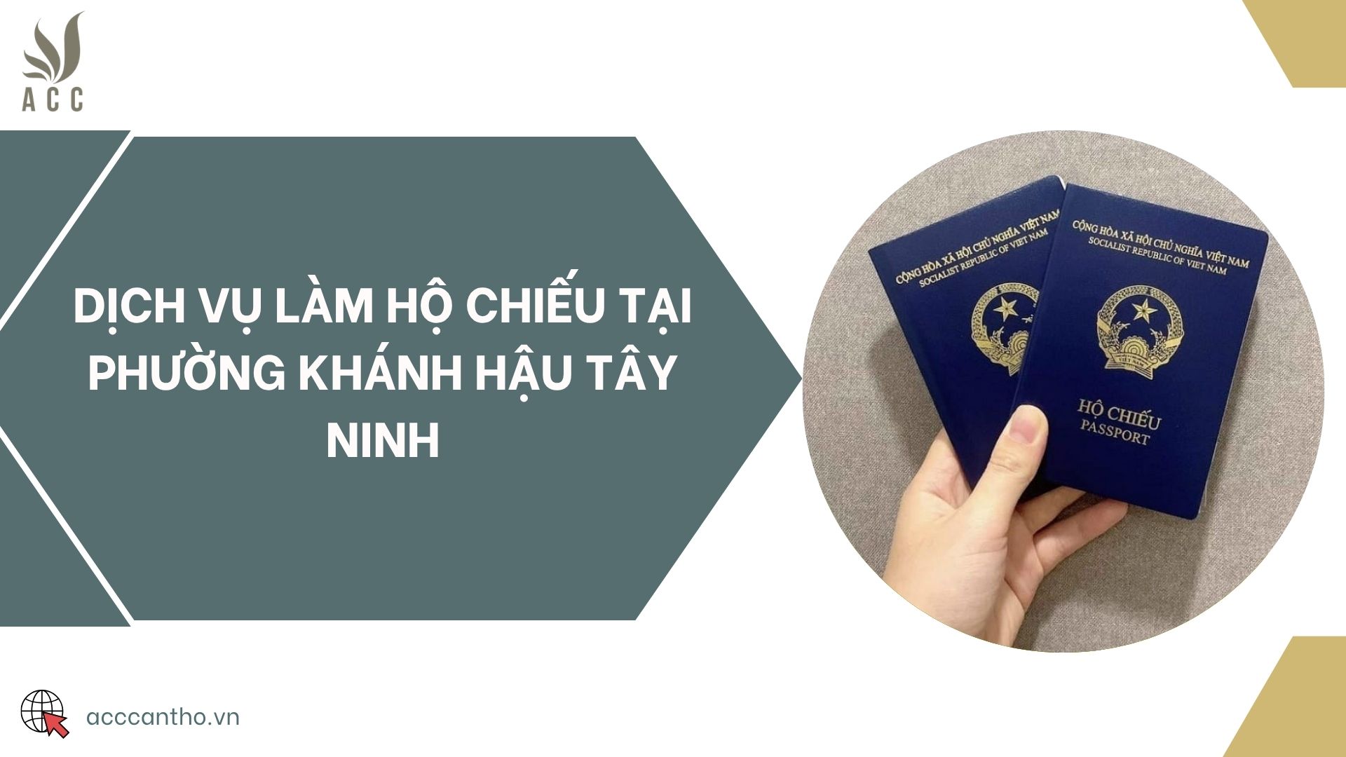 Dịch vụ làm hộ chiếu tại phường Khánh Hậu Tây Ninh