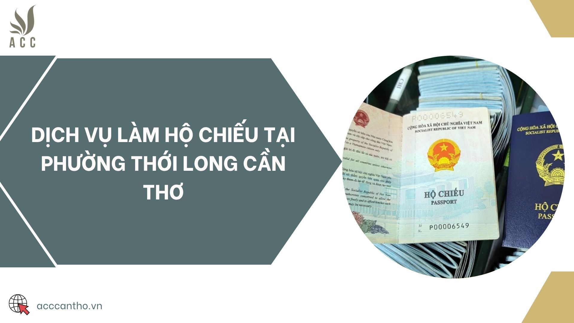 Dịch vụ làm hộ chiếu tại phường Thới Long Cần Thơ