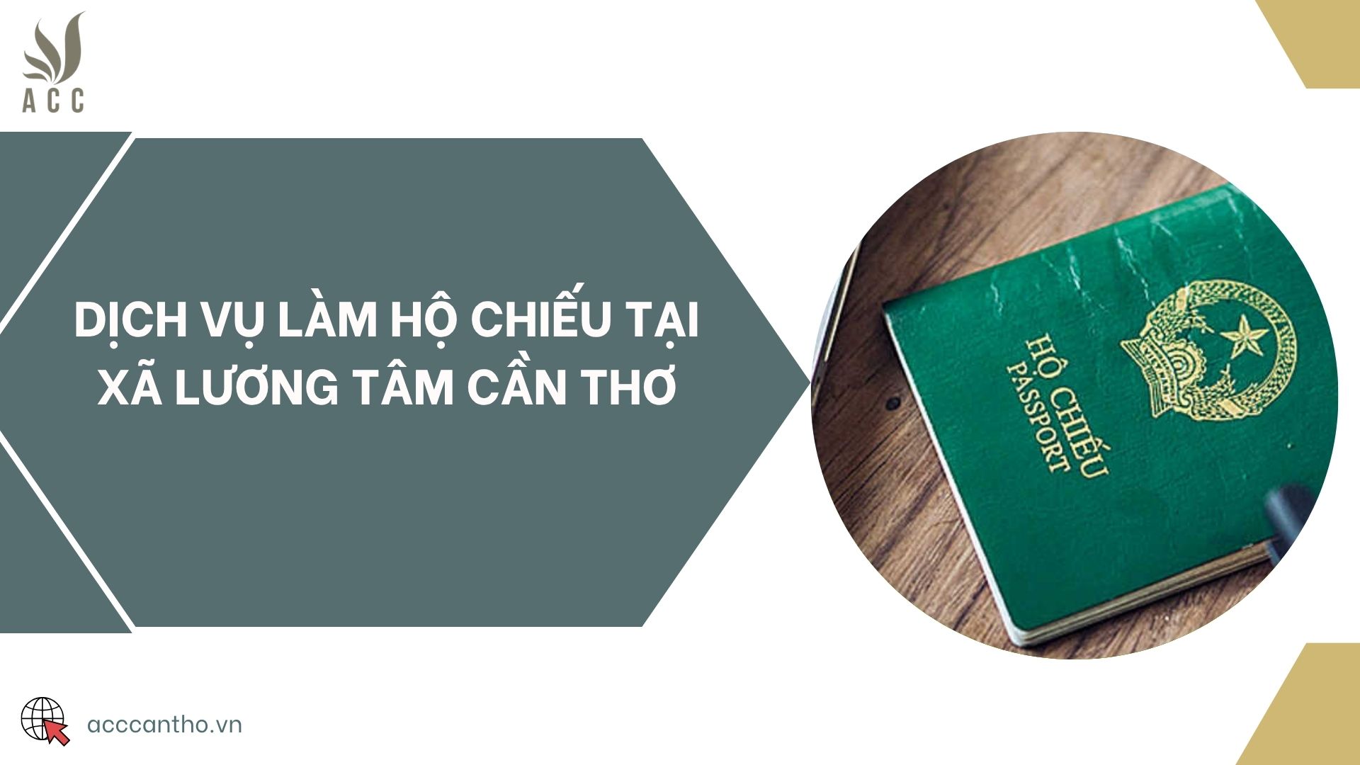 Dịch vụ làm hộ chiếu tại xã Lương Tâm Cần Thơ