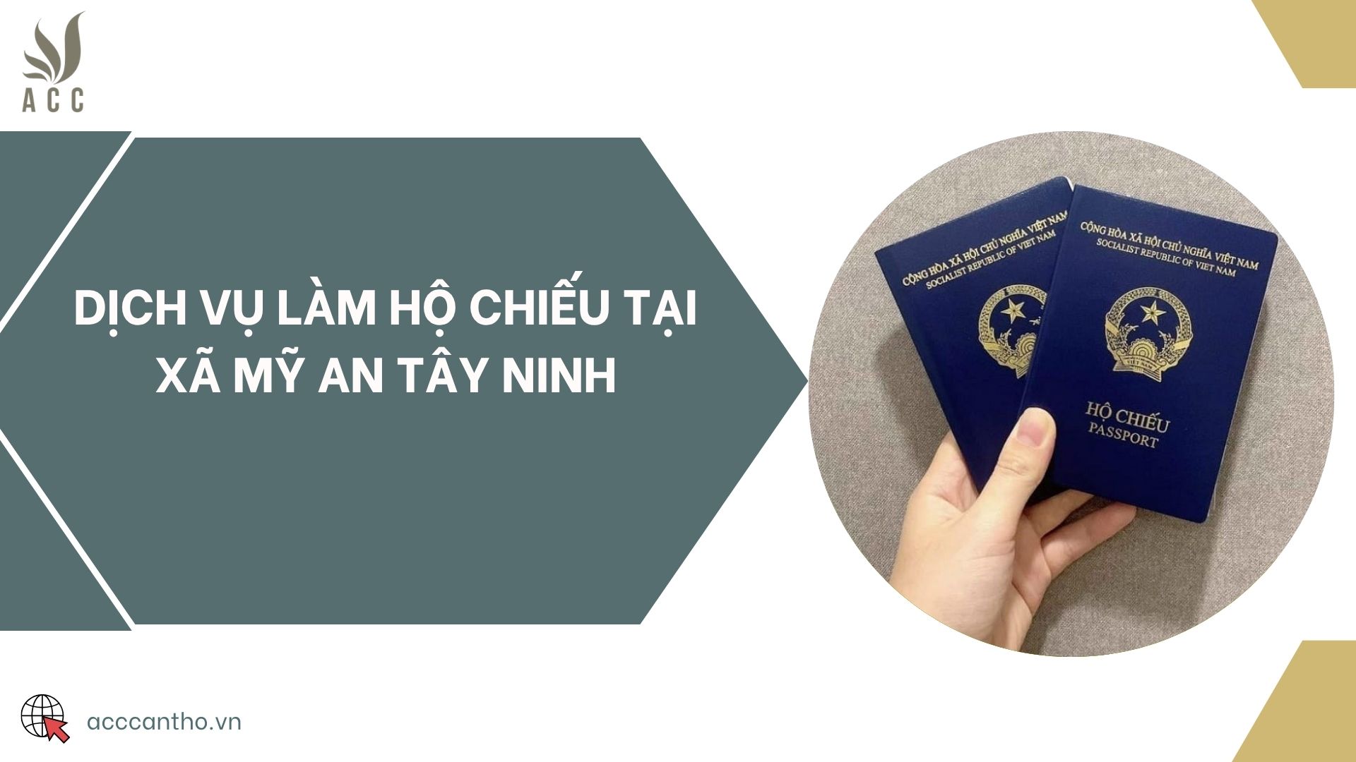 Dịch vụ làm hộ chiếu tại xã Mỹ An Tây Ninh