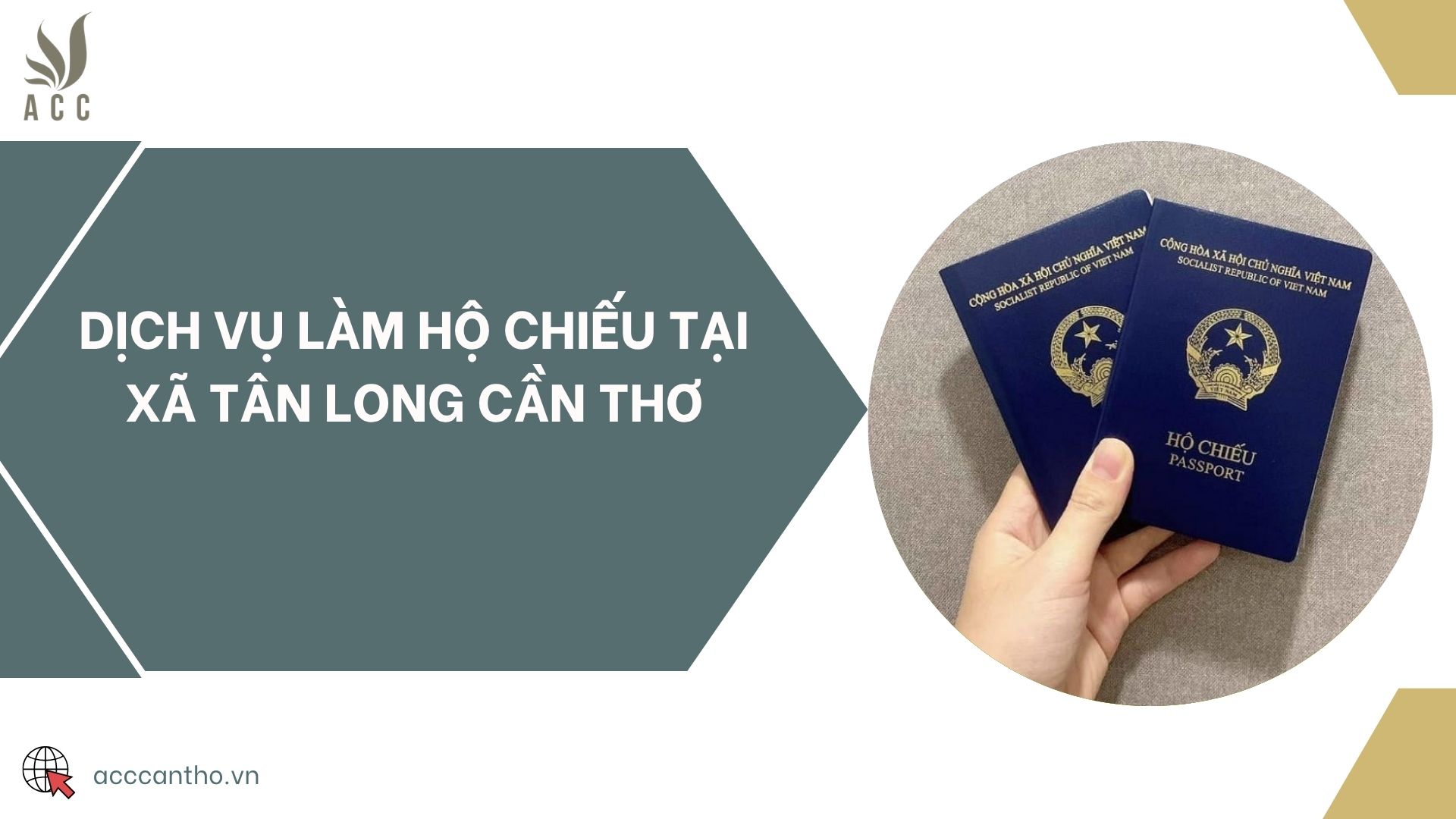 Dịch vụ làm hộ chiếu tại xã Tân Long Cần Thơ