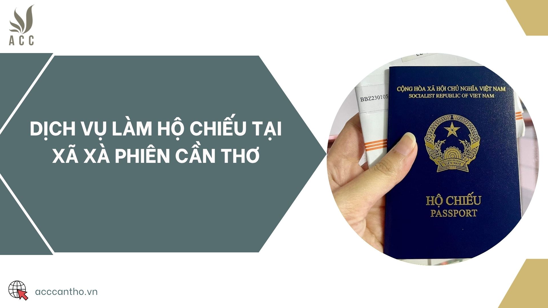 Dịch vụ làm hộ chiếu tại xã Xà Phiên Cần Thơ