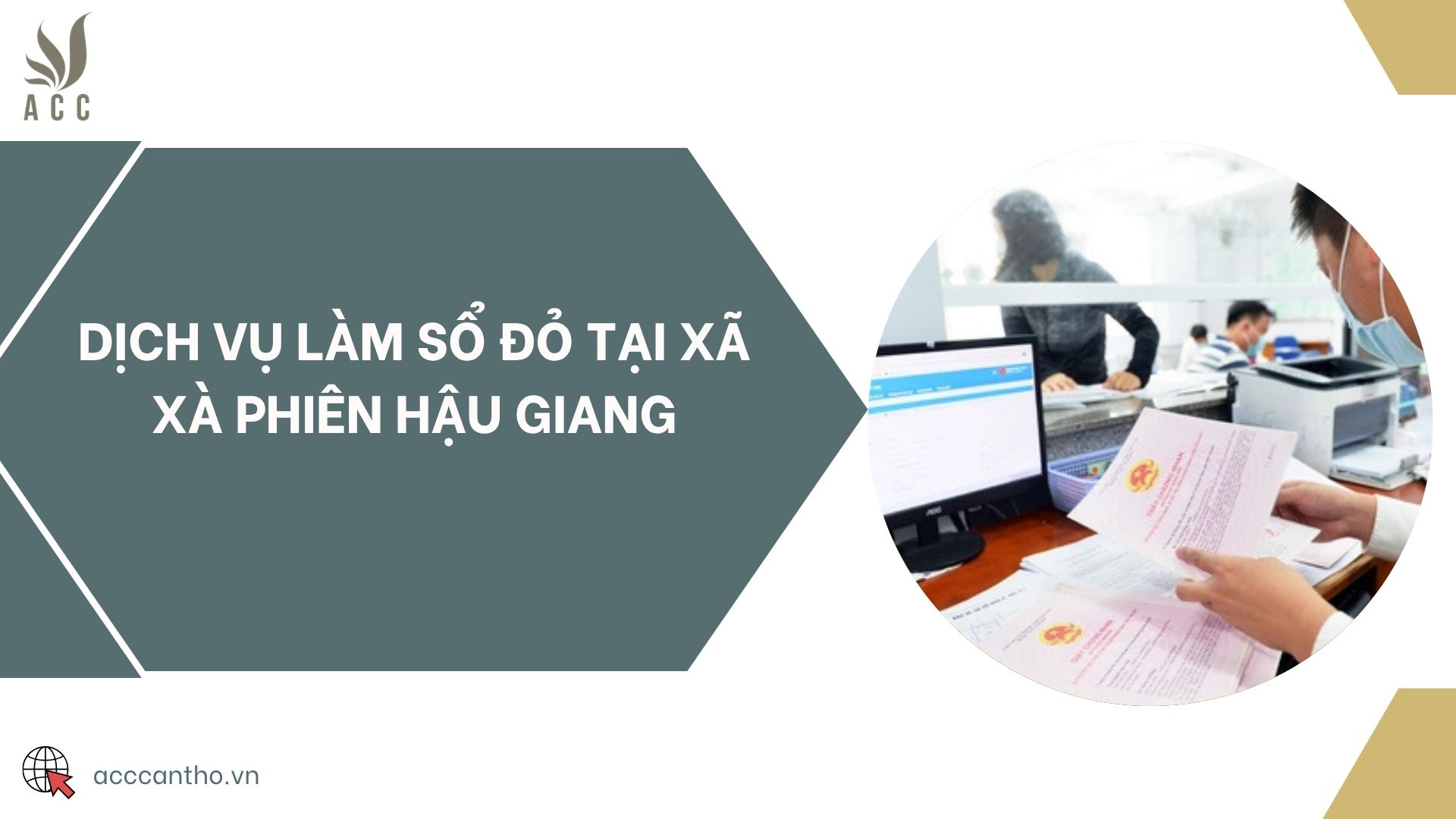 Dịch vụ làm sổ đỏ tại xã Xà Phiên Hậu Giang