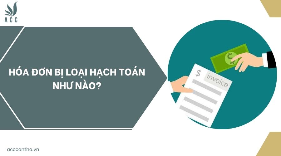 Hóa đơn bị loại hạch toán như nào?