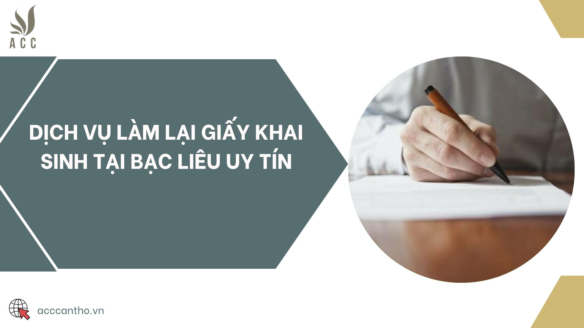 Dịch vụ làm lại giấy khai sinh tại Bạc Liêu uy tín