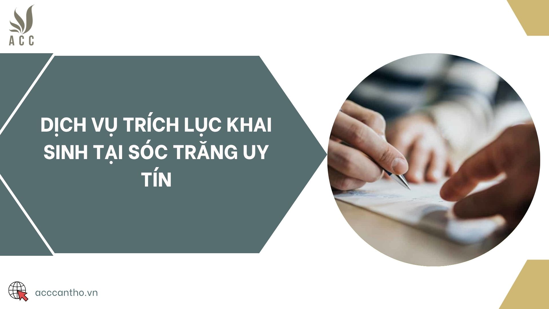 Dịch vụ trích lục khai sinh tại Sóc Trăng uy tín