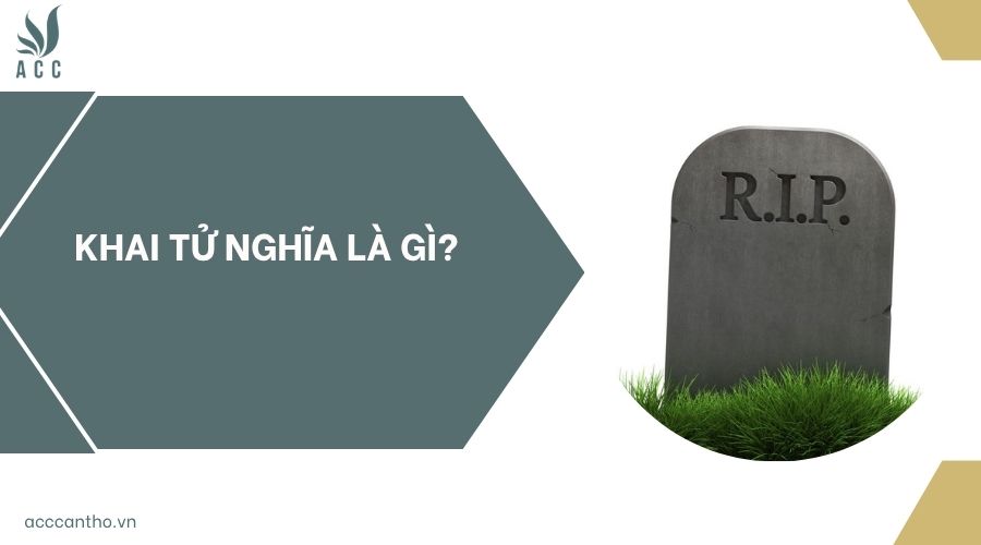 Khai tử nghĩa là gì?